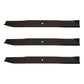 72" Rotary #6403 Lawnmower Blade Set (3) Fits Grasshopper 320251 320253 1/2" CH