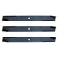 72" Rotary #6403 Lawnmower Blade Set (3) Fits Grasshopper 320251 320253 1/2" CH