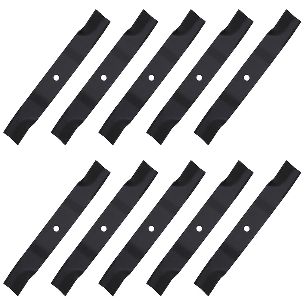 Qty 10: Non-Notched Mower Blade Fits Hustler Replaces 50-2205