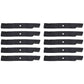 Qty 10: Non-Notched Mower Blade Fits Encore Replaces 50-2205