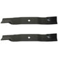 Qty 2: Non-Notched Mower Blade Fits Hustler Replaces 50-2205
