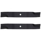Qty 2: Non-Notched Mower Blade Fits Gravely Replaces 03253800