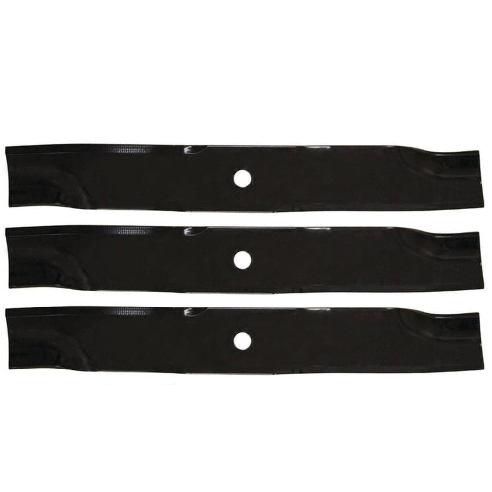 Qty 3: Non-Notched Mower Blade Fits Hustler Replaces 50-2205