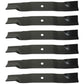 (Six) High Lift Non-Notched Lawn Mower Blades Fits Bobcat 112111-02 11211102