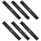 (Six) High Lift Non-Notched Lawn Mower Blades Fits Bobcat 112111-02 11211102