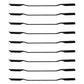 LAB50-0351_x9 9 Pack Finish Mower Blades Fits BUSH HOG HDTH7 RDTH84