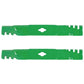 Set of 2 Heavy Duty Mulching Predator Blades Fits John Deere 36" Mower M1224
