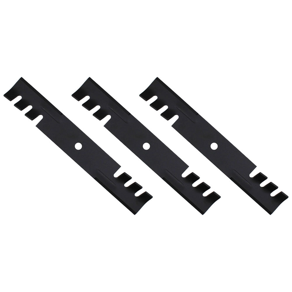 Mulching Blades 3pk 48" Fits Gator Fits Exmark Turf Tracer HP Metro Viking 32351
