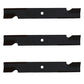 A581 Qty 3: Heavy Duty Notched High Lift Blade Fits Universal Products