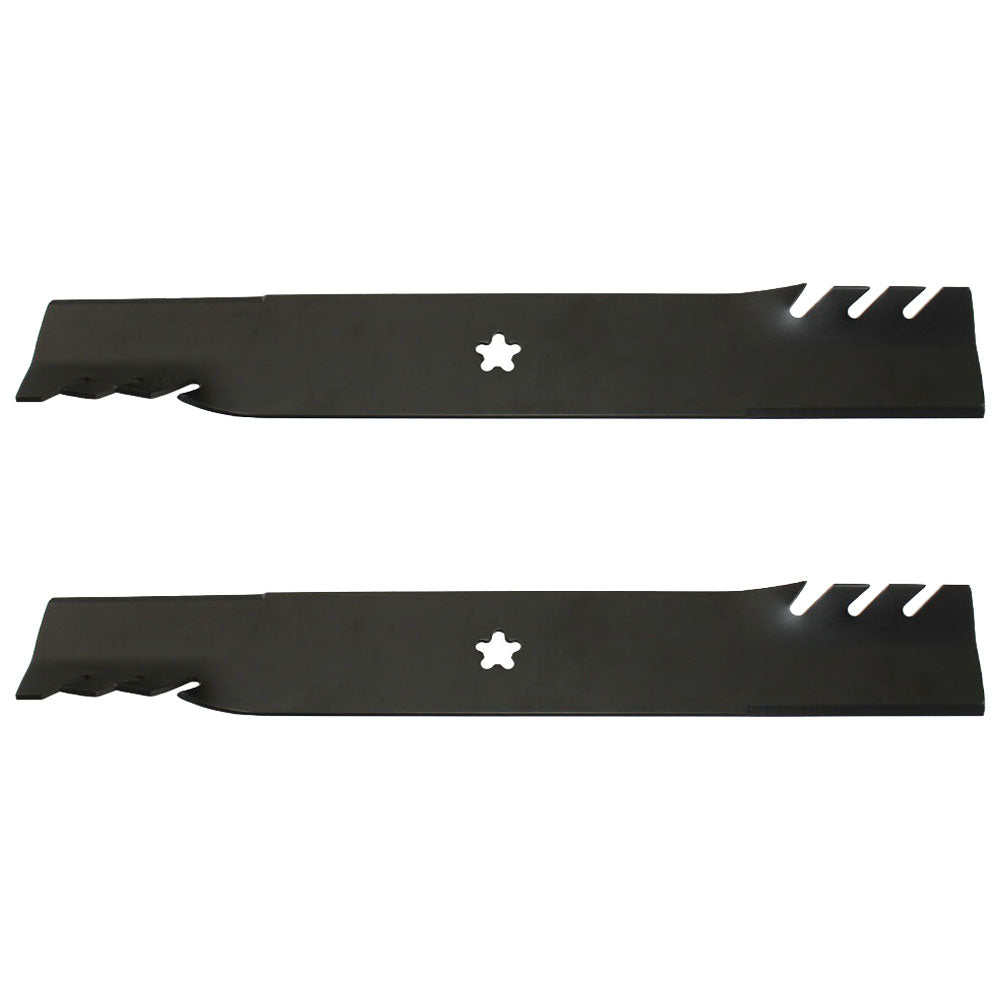 127843 Qty (2) Toothed Mulching Blade
 Fits Craftsman