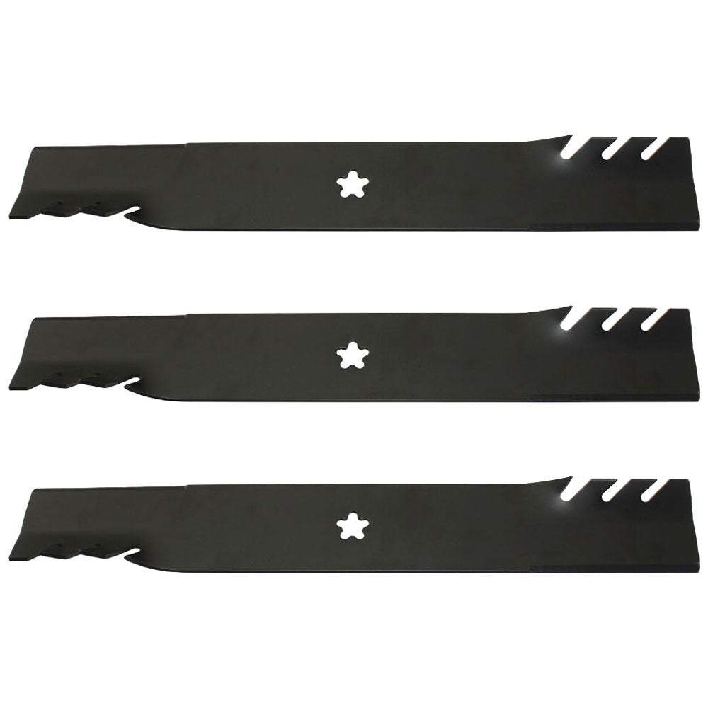 532139775 Qty 3: Toothed Mower Blades Fits Mcculloch