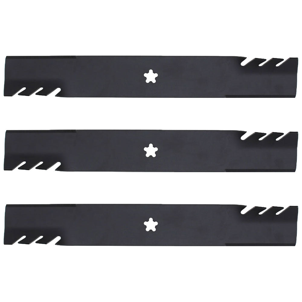 532139775 Qty 3: Toothed Mower Blades Fits Mcculloch
