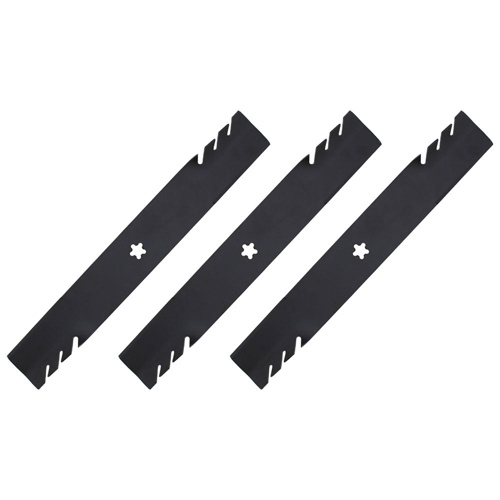 532139775 Qty 3: Toothed Mower Blades Fits Mcculloch