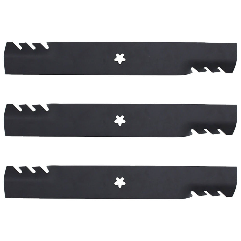 532139775 Qty 3: Toothed Mower Blades Fits Mcculloch