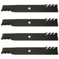 596-900 Qty 4: Toothed Mower Blades Fits Oregon