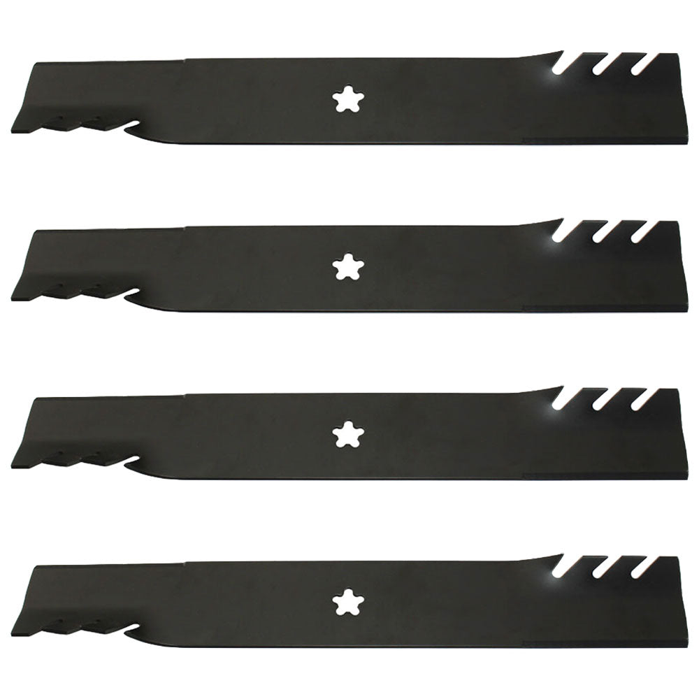 596-900 Qty 4: Toothed Mower Blades Fits Oregon