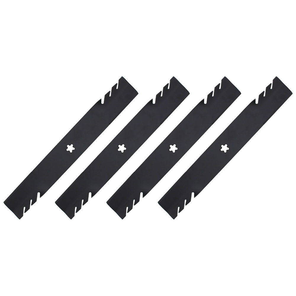 596-900 Qty 4: Toothed Mower Blades Fits Oregon