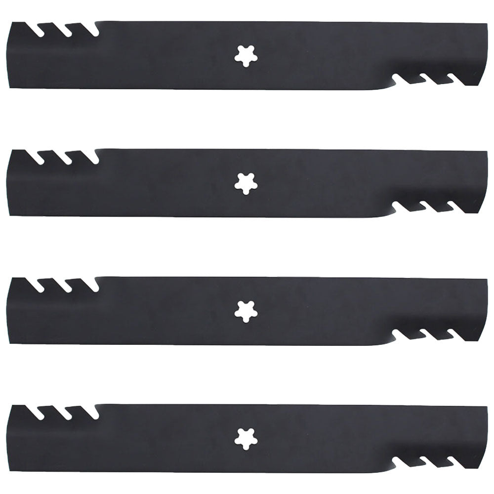 596-900 Qty 4: Toothed Mower Blades Fits Oregon