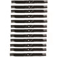 12PK Blades fits Dixie Chopper XCaliber XCD 3674 XC3374 30227-74T 30227-74X