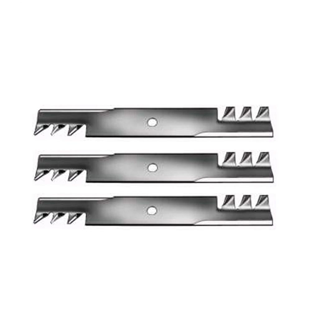 3 Toothed Mulching 6496 Blades Fits John Deere Scotts Mower 46" Cut Replaces AM3