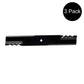 48108 Qty 3: Heavy Duty Toothed Mower Blade Fits Scag