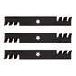 3 Blades Fits Husqvarna MZT52 Zero Turn Riding Mower 510417801 595085