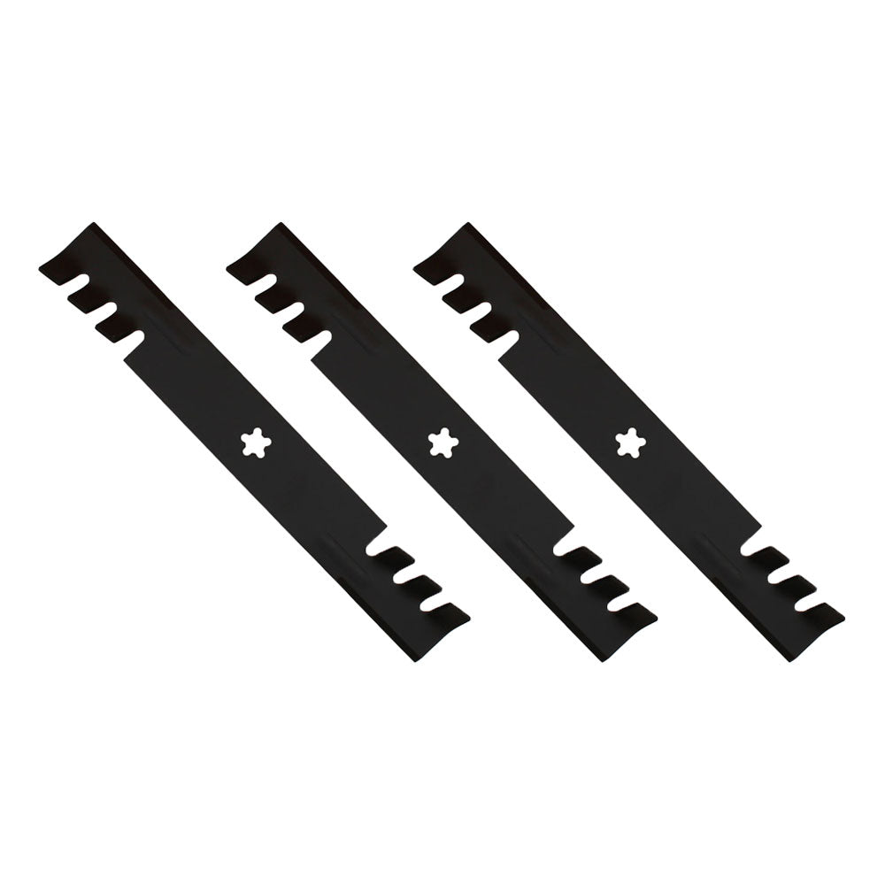 539112079 Qty 3: Toothed Mulching Mower Blade Fits Dixon Ultra Series
