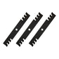 3 PK 595-085 Mulcher Blade Fits Husqvarna 539112079