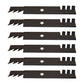 539112079 Qty: 6 Toothed Mulching Mower Blade Fits Yazoo/Kees Esteem Series