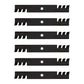 539112079 Qty: 6 Toothed Mulching Mower Blade Fits Dixon Ultra Series