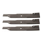 539 100-340 Qty 3: Lawn Mower Blades Fits Husqvarna iZ 4817 (968999230)