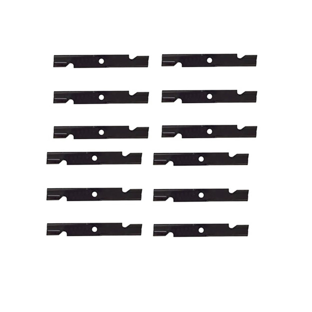 103-6387 Qty 12: Notched Air-Lift Mower Blade
 Fits Toro Titan Z5200
