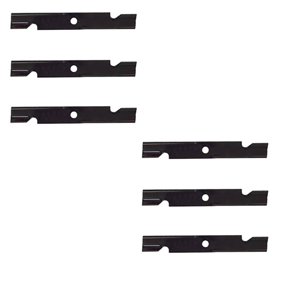 103-6387 Qty 6: Notched Air-Lift Mower Blade
 Fits Toro Titan Z5200
