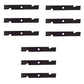 Set of (9) Notched Blades 140-1242 Fits Toro Titan Z5200 ZTR 109-6873