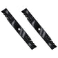 (2) Toothed Mulching Blade Fits AYP Fits Craftsman 405380 403107 532405380