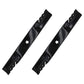 (2) Toothed Mulching Blade Fits AYP Fits Craftsman 405380 403107 532405380