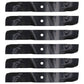 Qty 6: Mulching Blade Fits John Deere Replaces AM104490