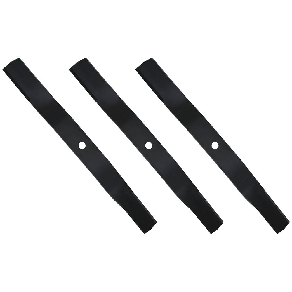 60" Rotary #6432 Left Hand Lawn Mower Blade Set (3): Fits Woods #31359