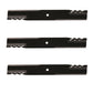 (3) Fits Gator G6 Heavy Duty Mulching Blade Fits Kubota G1800 G1900 G2000