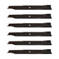 Set of (6) XHT Lawn Mower Blades 20-1/2" x 2-1/2" fits Various Mower Models