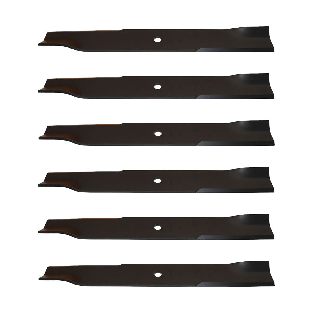 Set of (6) XHT Lawn Mower Blades 20-1/2" x 2-1/2" fits Various Mower Models