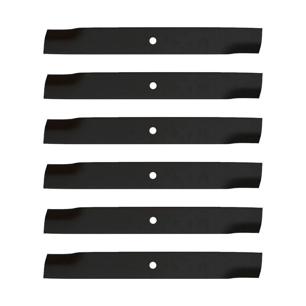 Set of (6) XHT Lawn Mower Blades 20-1/2" x 2-1/2" fits Various Mower Models