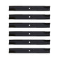 NEW 6 Pack Mower Blades for 60" Zero Turn Mowers 20-1/2 5/8 .250" 633483 Hi Lift