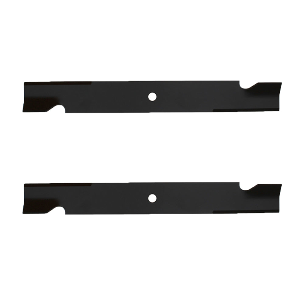 038-2007-00 Qty 2: Notched High Lift Mower Blade Fits Bad Boy