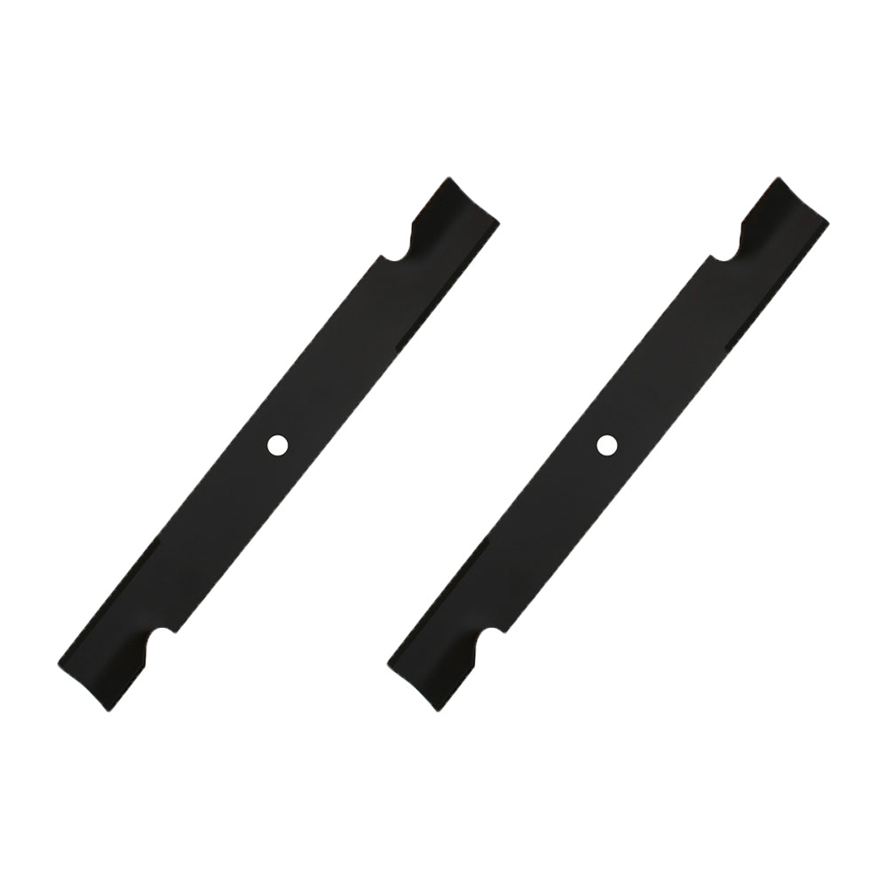 038-2007-00 Qty 2: Notched High Lift Mower Blade Fits Bad Boy