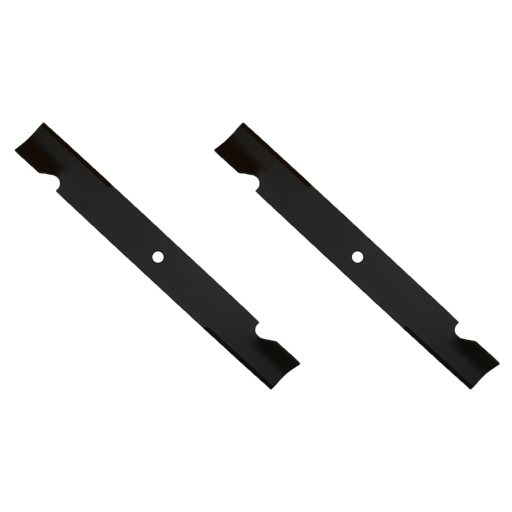 038-2007-00 Qty 2: Notched High Lift Mower Blade Fits Bad Boy