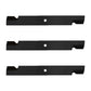 Set Of 3 Notched High Lift Mower Blades Fits Exmark Models w/ 60" Deck