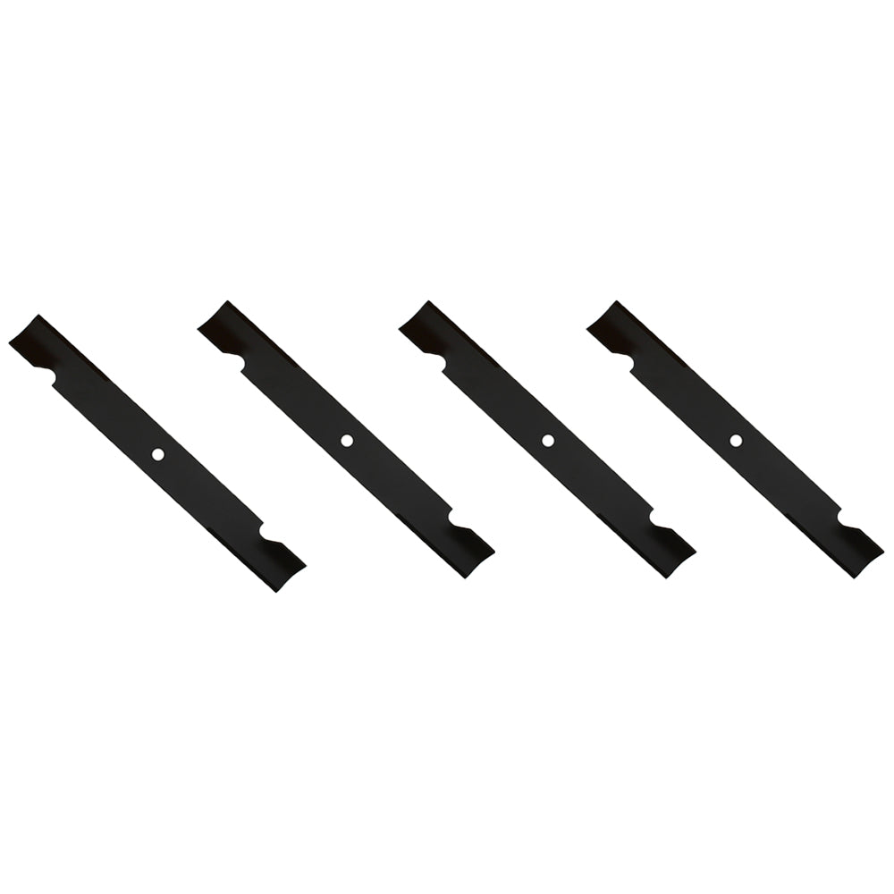 Set of (4) New Mower Blades, Fits Exmark Lazer Z & Turf Ranger Models