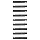 Nine (9) New Mower Blades, fits Ariens, Bad Boy, Bunton & Dixie Chopper