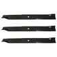 Qty 3: Mower Blade  Fits Dixie Chopper Replaces 227-72H